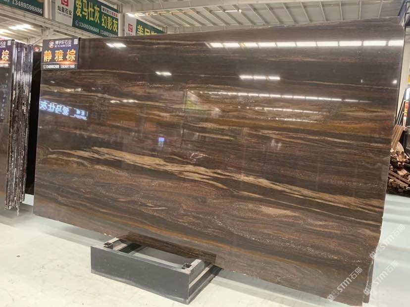 流沙棕//静雅棕【博宇轩石业】静静 传递 -石材供应 -石猫石材网