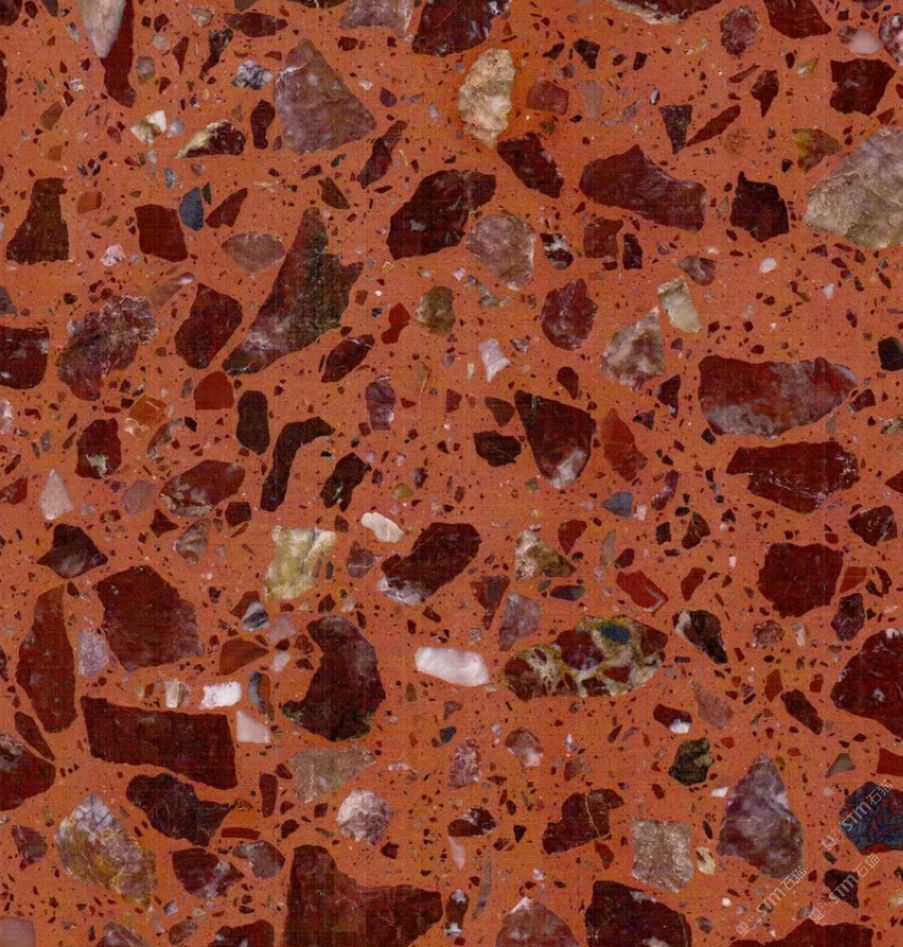 东星无机水磨石·拉菲酒红                  福建泉州南星大理石有限