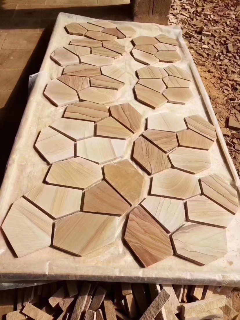 黄木纹冰裂纹 - 石材商圈 - 石材app - 石猫,石材搜索专家